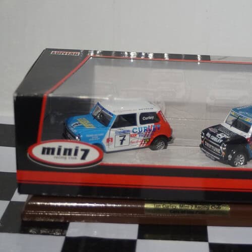 Corgi Mini CC99180 mini 7 Racing Club 2 car SET Ian Curley Set @