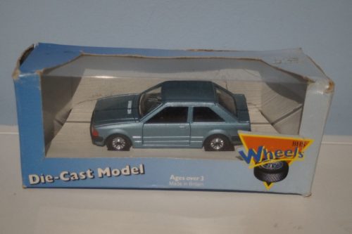 corgi / BHS Ford Escort Mk3 LHD Blue 1:36th 334
