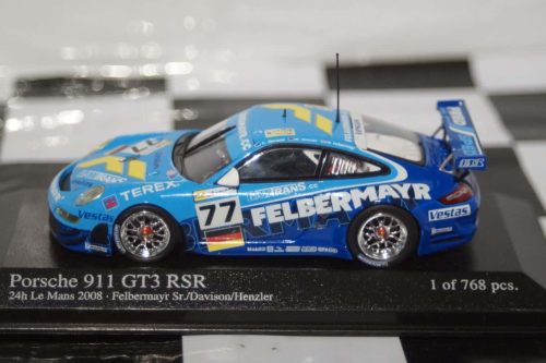 Minichamps porsche 911 gt3 rsr 24hr lemans 08 felbermayer 087877