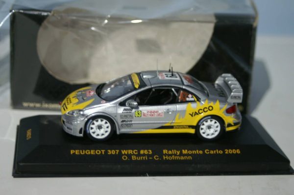 Ixo peugeot 307 wrc rally monte carlo 2006 o.burri - ram215
