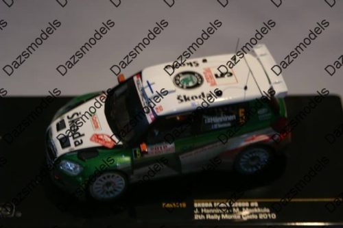 Ixo skoda fabia s2000 rally monte carlo 2010 j.hanninen dirty ram419