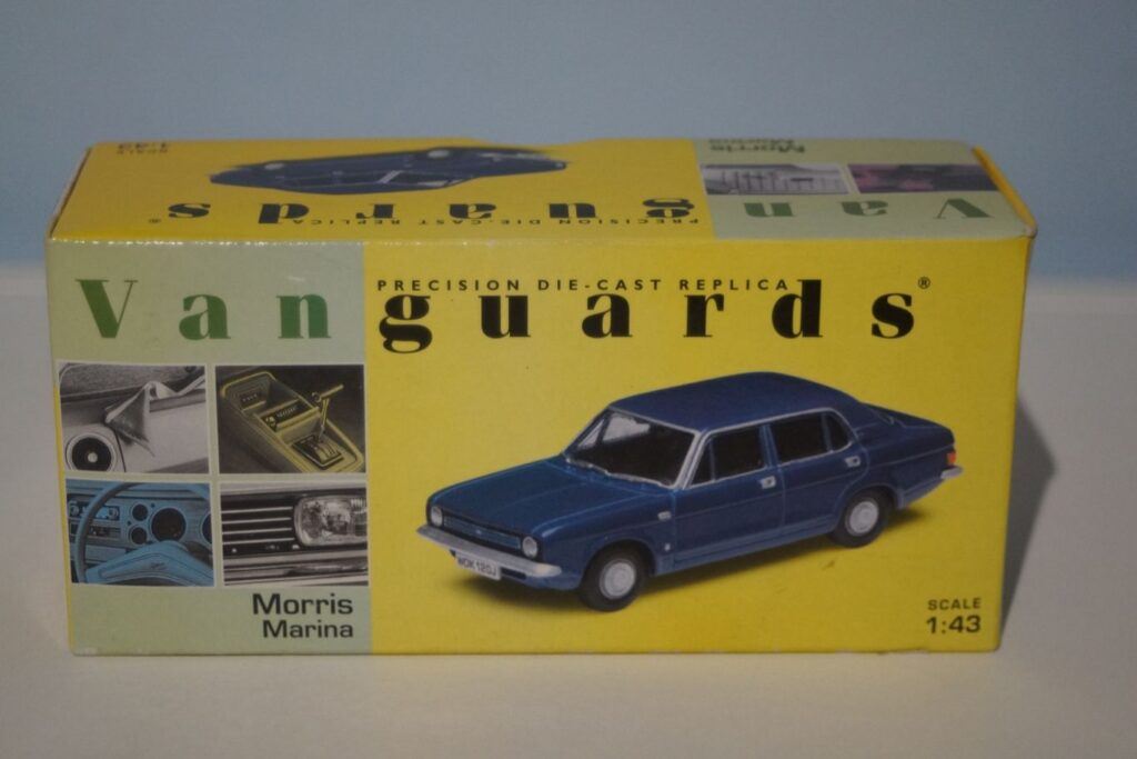 Modèle Réduit Morris 1300 Bleu Vanguards - Échelle 1/43 - Métal - Très Bon état