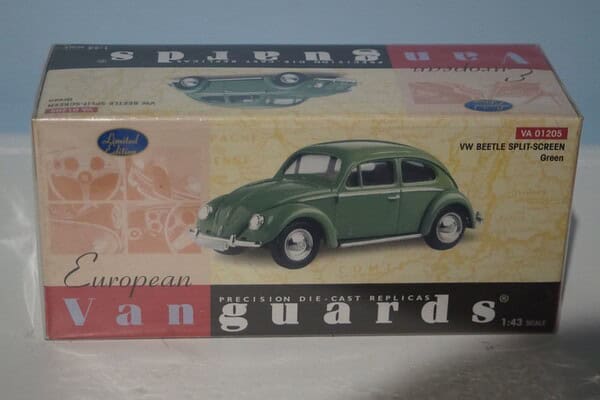 Vanguards vw beetle splitscreen green va01205 1:43 scale