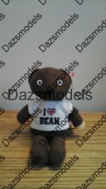 TY Bears Mr Beans Teddy I Love Bean