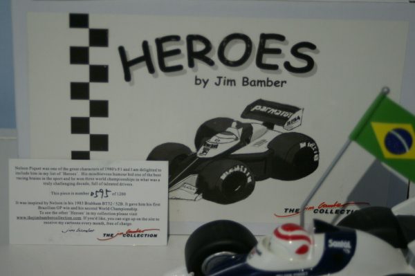 Jim bamber heroes nelson piquet snr f1 driven brabham her/009/01 free book