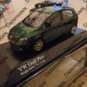 Minichamps vw golf plus dark green 2004 1:43 400054301