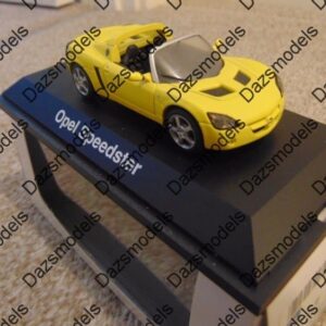 Schuco opel speedster yellow 1:43 scale 9121874