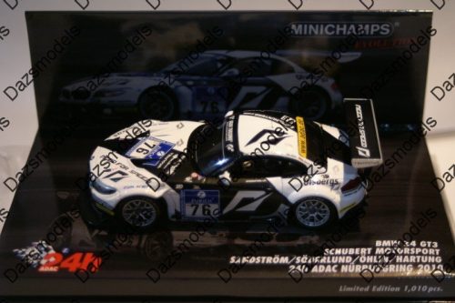 Minichamps Bmw Z4 GT3 2010 Nurburgring 1:43 437 102076