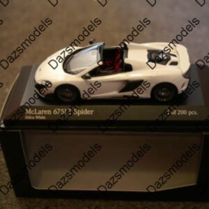 Minichamps mclaren 675lt spider  white 1:43 537154432