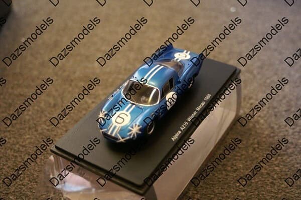 Spark alpine a210 macau 1966 mauro bianchi 1:43 resin 43mc66