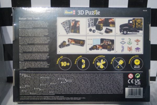 Revell 3d puzzle queen f.mercury 50yr anniversary tour truck