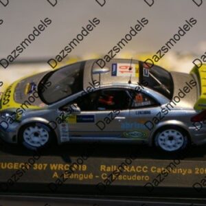 Ixo peugeot 307 wrc catalunya 2006 a.bengue ram239 1:43