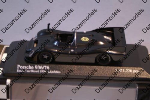 Minichamps Porsche 936 Test Car Paul Ricard 1976 1:43 400766600