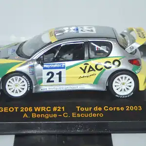 Ixo peugeot 206 tour de corse 2003 a.bengue ram131