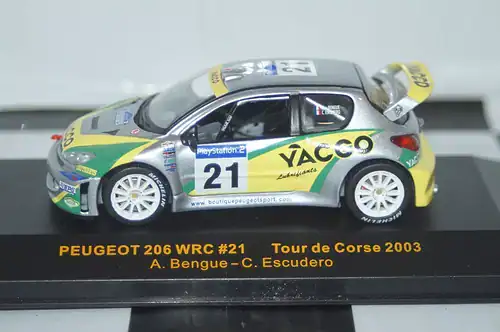 Ixo peugeot 206 tour de corse 2003 a.bengue ram131