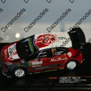 Ixo citroen c3 rally sardegna 2017 a.mikkelson diecast 1:43 ram640
