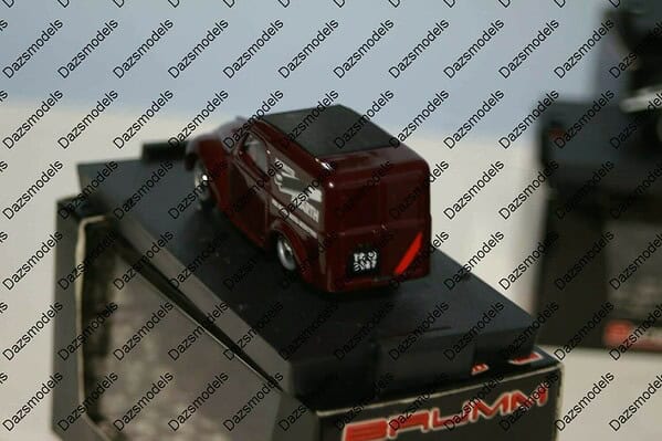 Brumm fiat 500c furgoncino marmitte abarth 1956 1:43 diecast r266