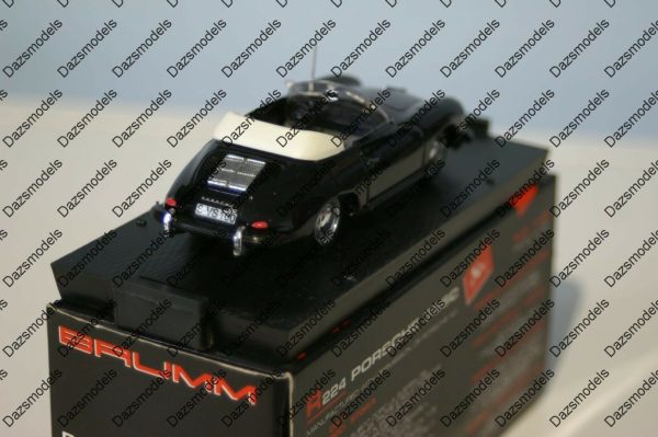 Brumm porsche 356c spyder 1963-65 black 1:43 diecast r224