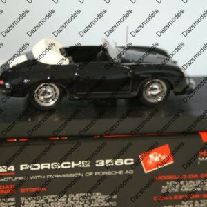 Brumm porsche 356c spyder 1963-65 black 1:43 diecast r224