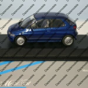Minichamps bmw e 1 blue 3 door 1:43 diecast min 023001