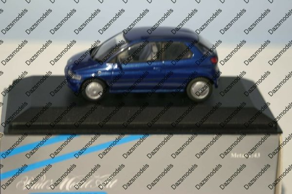 Minichamps bmw e 1 blue 3 door 1:43 diecast min 023001