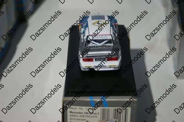 Minichamps mercedes 190e evo 2 amg-meridian schenider kyalami 91 1:43 13105