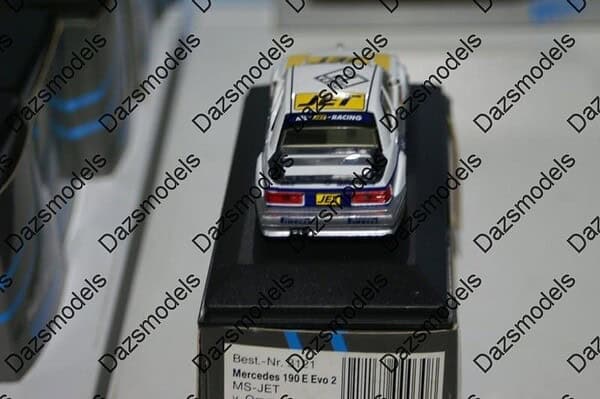 Minichamps mercedes 190e evo 2 ms-jet v.ommen 1:43 3121