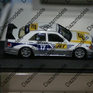 Minichamps mercedes 190e evo 2 ms-jet v.ommen 1:43 3121