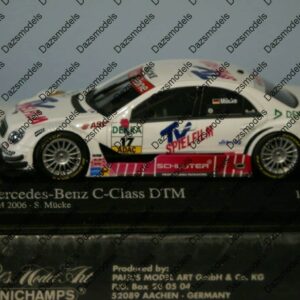 Minichamps mercedes c class dtm 2006 s.mucke1:43 diecast 400 063517