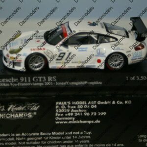Minichamps porsche 911 gt3 rs 1000km spa yamagishi 400 056991 1:43 diecast