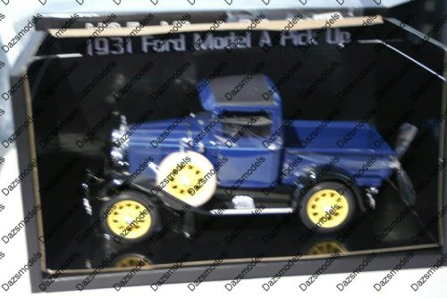 Sun Star Ford Model A Pickup Lombard Blue 6112 Diecast 2 Door 1:18 Scale