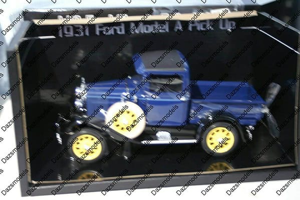 Sun Star Ford Model A Pickup Lombard Blue 6112 Diecast 2 Door 1:18 Scale