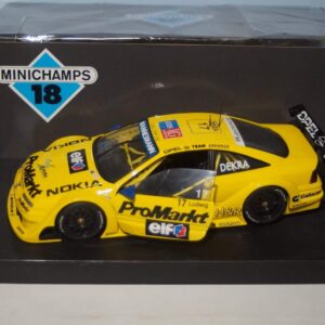 Minichamps opel calibra itc 1996 k.ludwig 17 promarkt 1:18 180 964217