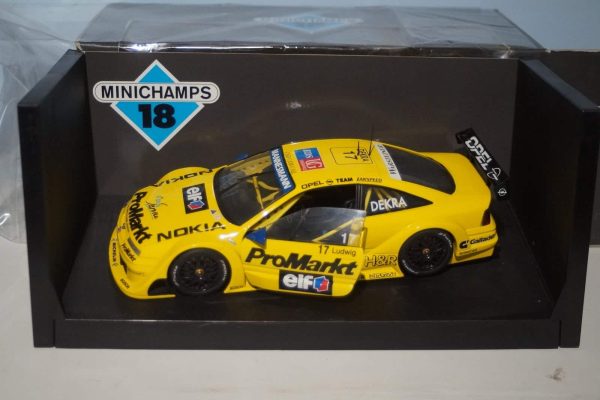 Minichamps opel calibra itc 1996 k.ludwig 17 promarkt 1:18 180 964217