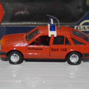 Gama opel ascona vauxhall cavalier feuerwehr 1141 in 1:43 scale