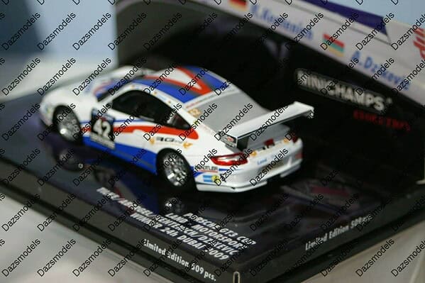 Minichamps porsche 911 gt3 cup 2009 tilke 437 096942 1:43 diecast