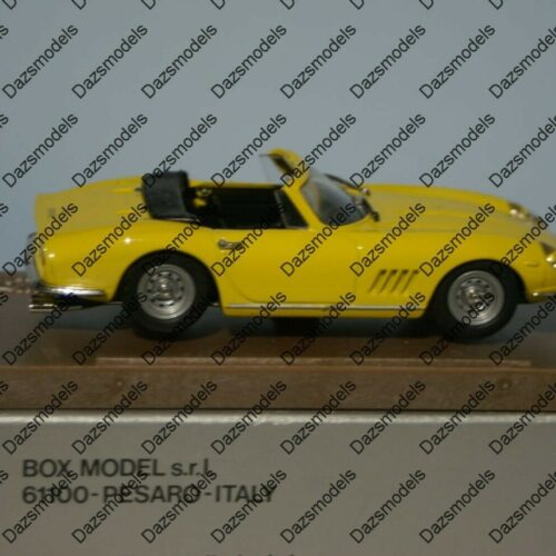 Model box ferrari 275 gtb spyder 8418 1:43 scale diecast yellow