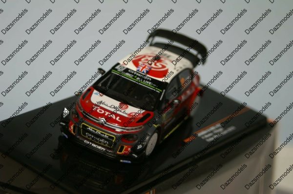 Ixo citroen c3 rally monte carlo 2018 k.meeke diecast 1:43 ram662