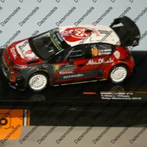 Ixo citroen c3 rally monte carlo 2018 k.meeke diecast 1:43 ram662