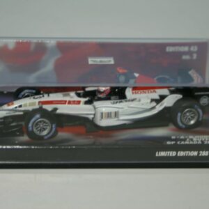 Minichamps b.a.r honda g.p canada 2005 j.button 400 050073c diecast 1:43