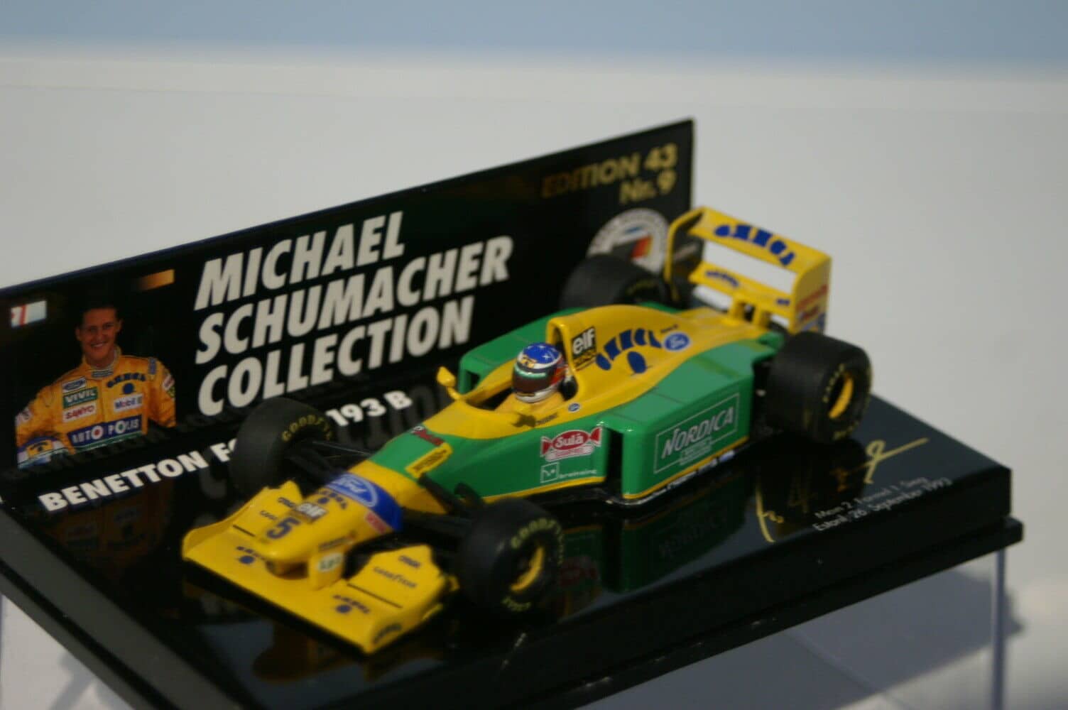 Minichamps Benetton Ford B193B G.P Portugal 1993 M.Schumacher MSC ...