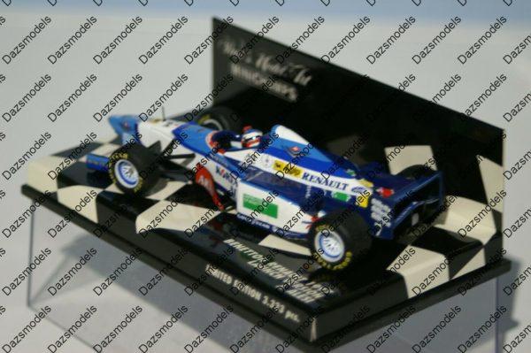 Minichamps benetton renault 1997 j.alesi 430 970097 in 1:43 scale