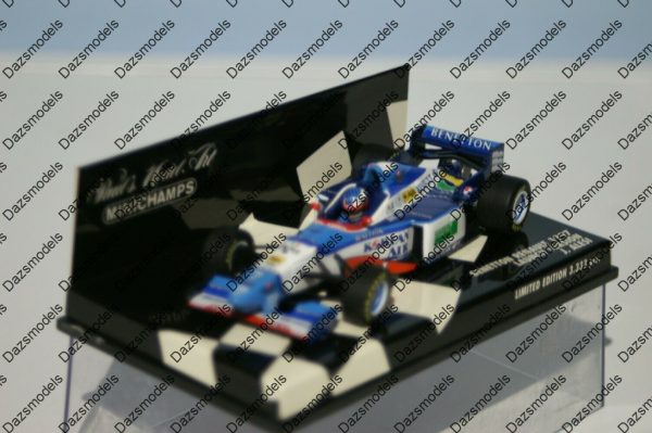 Minichamps benetton renault 1997 j.alesi 430 970097 in 1:43 scale