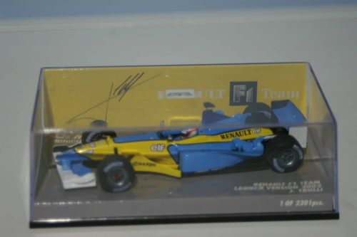 Minichamps renault f1 team launch 2002 j.trulli 400 020084 diecast 1:43