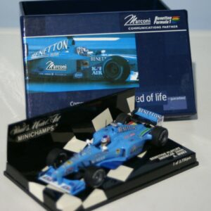 Minichamps benetton playlife showcar 2000 a.wurz 430 000082 in 1:43 scale