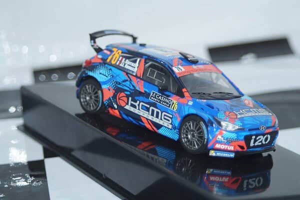 Ixo hyundai i20 r5 monte carlo 2018 sarrazin 1:43 diecast ram669