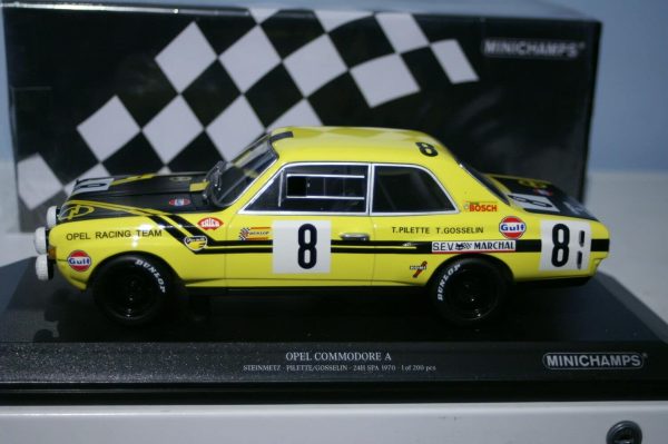 Minichamps opel commodore a steinmetz 24h spa 1970 in 1:18 704608