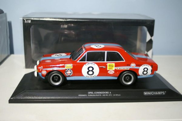 Minichamps opel commodore a steinmetz 24h spa 1972 in 1:18 704608