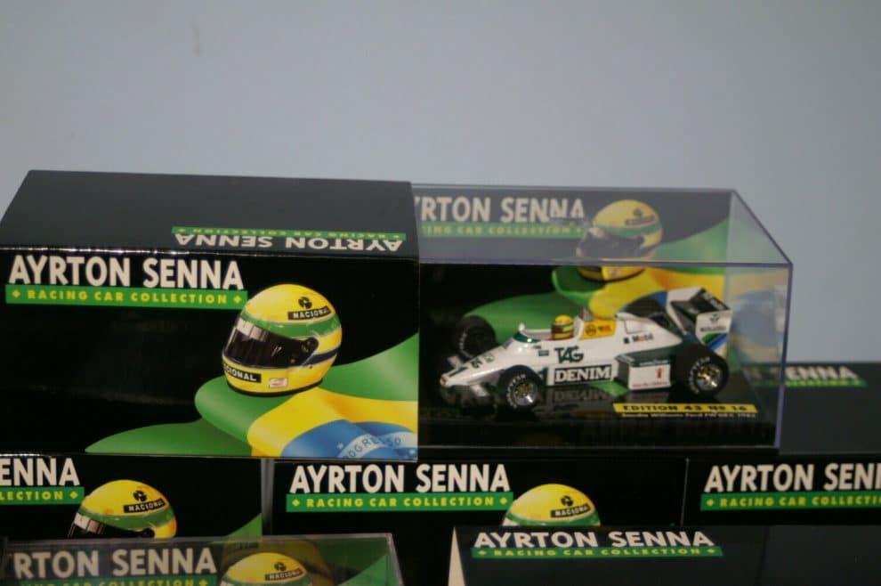 Minichamps 1/43 – Williams FW08C Ayrton Senna Saudia 1983 (Occasion)
