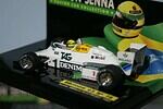 Minichamps saudia williams ford fw 08c ayrton senna collection 1983 in 1:43